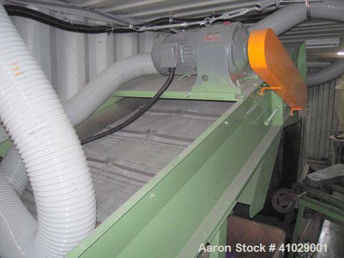 Used Chung Shun Industrial Shredder Line consisting of: (1) 40' sea container containing (1) Tung Shun crusher/shredder. Approximately 27 5/8'' x 35 1/2'' feed throat with hopper, 4'' thick hook kniv...