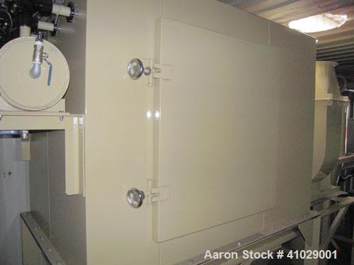 Used Chung Shun Industrial Shredder Line consisting of: (1) 40' sea container containing (1) Tung Shun crusher/shredder. Approximately 27 5/8'' x 35 1/2'' feed throat with hopper, 4'' thick hook kniv...
