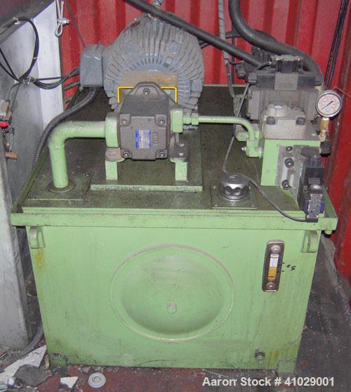 Used Chung Shun Industrial Shredder Line consisting of: (1) 40' sea container containing (1) Tung Shun crusher/shredder. Approximately 27 5/8'' x 35 1/2'' feed throat with hopper, 4'' thick hook kniv...