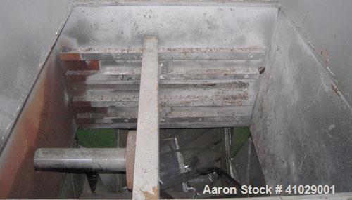 Used Chung Shun Industrial Shredder Line consisting of: (1) 40' sea container containing (1) Tung Shun crusher/shredder. Approximately 27 5/8'' x 35 1/2'' feed throat with hopper, 4'' thick hook kniv...