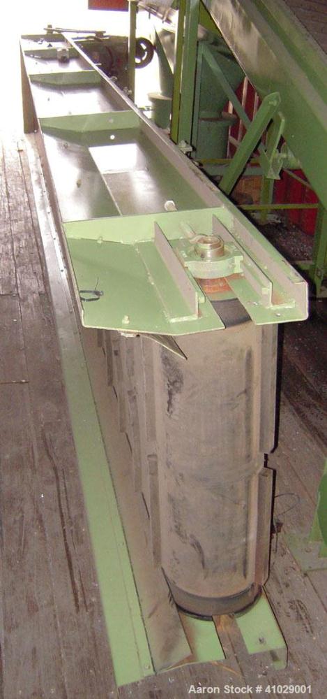 Used Chung Shun Industrial Shredder Line consisting of: (1) 40' sea container containing (1) Tung Shun crusher/shredder. Approximately 27 5/8'' x 35 1/2'' feed throat with hopper, 4'' thick hook kniv...
