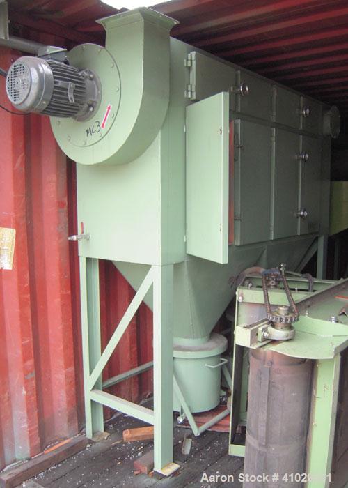 Used Chung Shun Industrial Shredder Line consisting of: (1) 40' sea container containing (1) Tung Shun crusher/shredder. Approximately 27 5/8'' x 35 1/2'' feed throat with hopper, 4'' thick hook kniv...