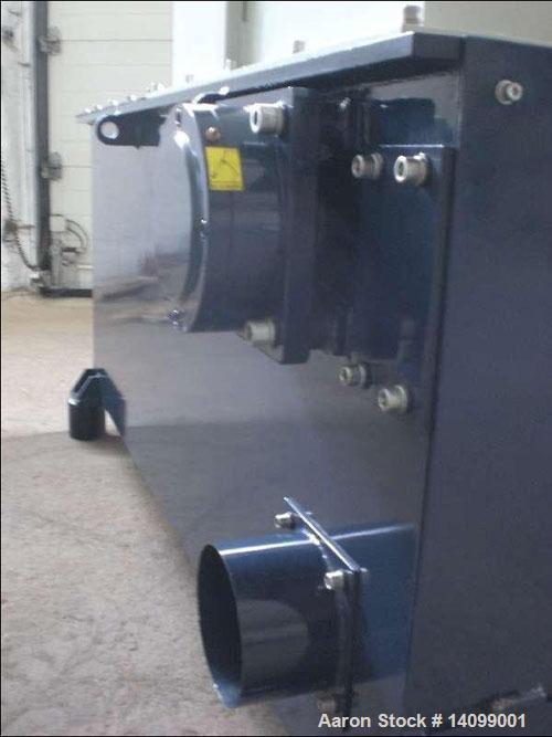 Used Unused-DHB DH 600-K Single Shaft Shredder. 28 rotary knives with a size of 1.6" x 1.6" (40 x 40 mm), and 1 row of stationary knives, rotor width 23.6" (600 mm), rotor diameter 8.66" (220 mm), fe...