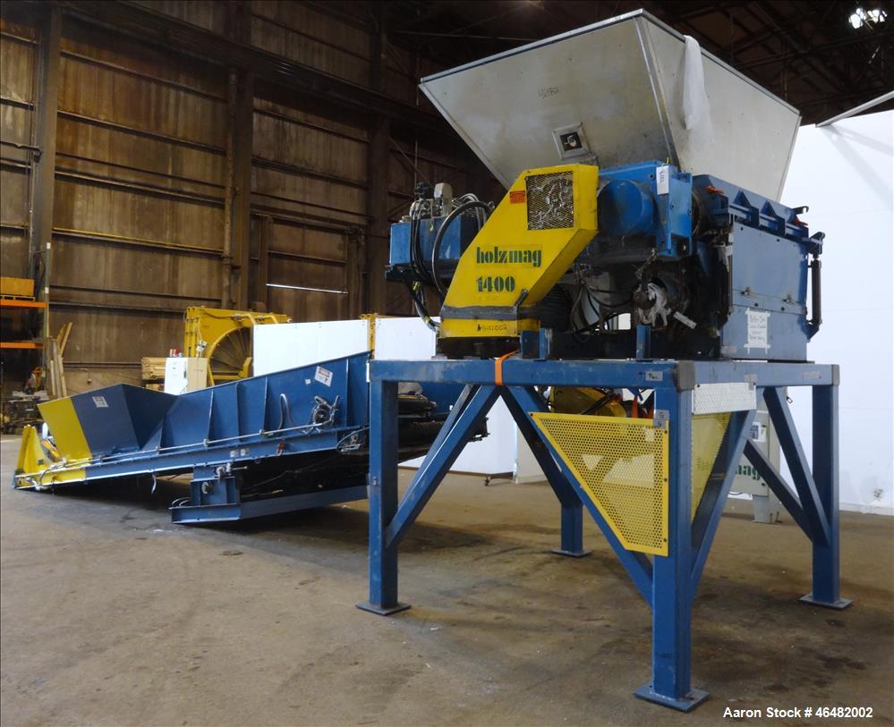 Used Holzmag Shredder, Model 1400