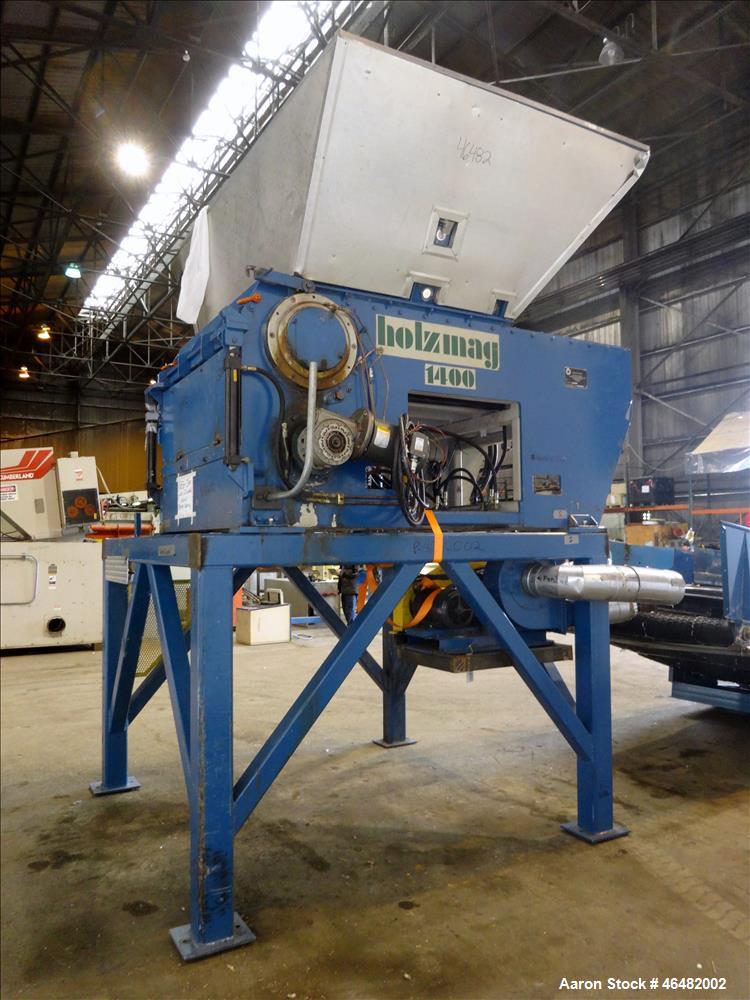 Used Holzmag Shredder, Model 1400