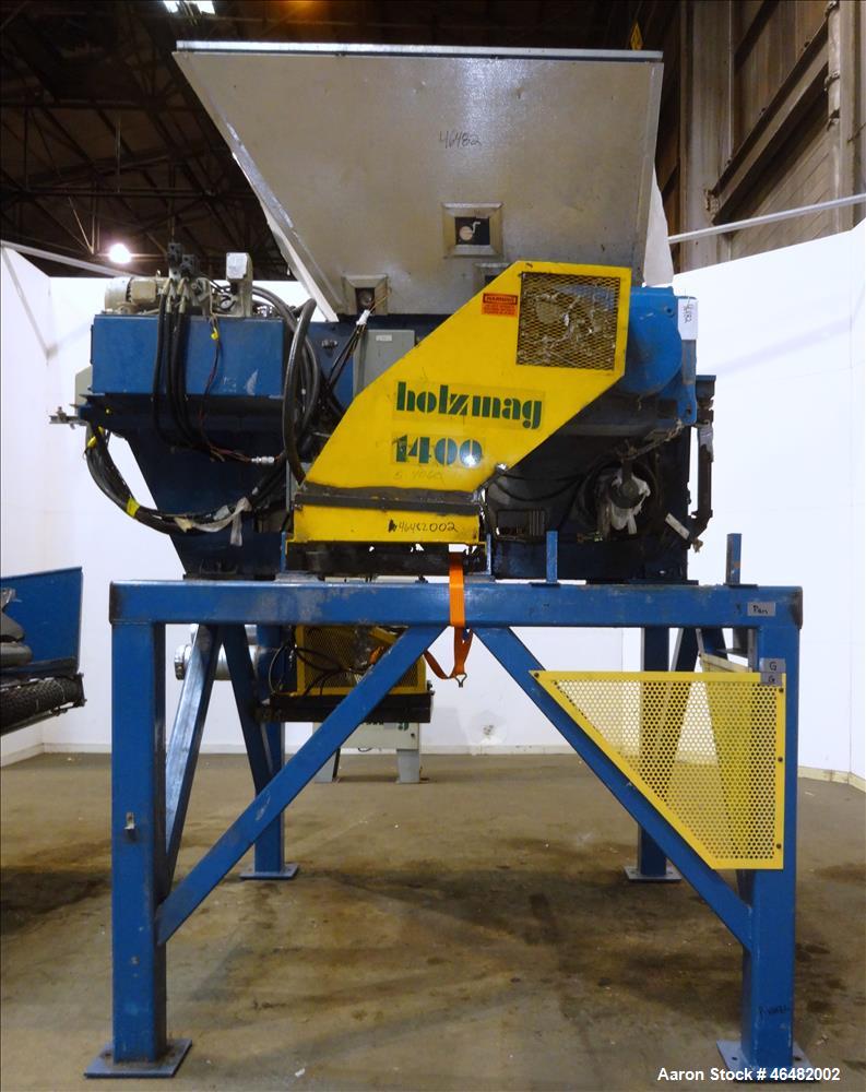 Used- Holzmag Shredder, Model 1400