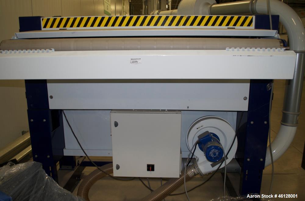 Used Kongskilde Multidicer, Model KM18, Paperboard Skeleton Frame Shredder. Includes: Infeed conveyors and control panels. Kongskilde Multiair 1100 (10 hp) blower 3 ph 460V. Kongskilde ITF160 inline ...