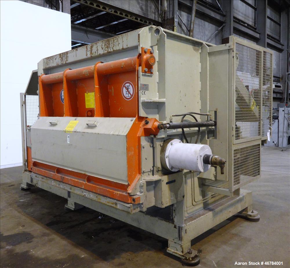 Used Lindner Micromat Single Shaft Shredder, Model MS2000.