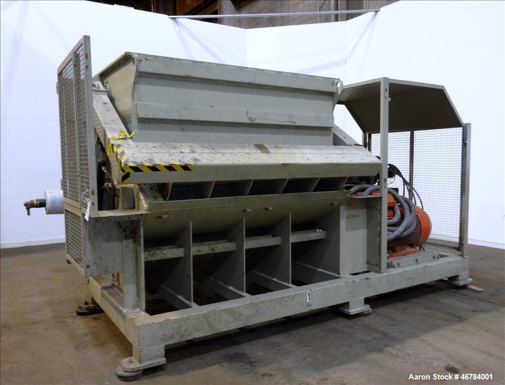 Used Lindner Micromat Single Shaft Shredder, Model MS2000.