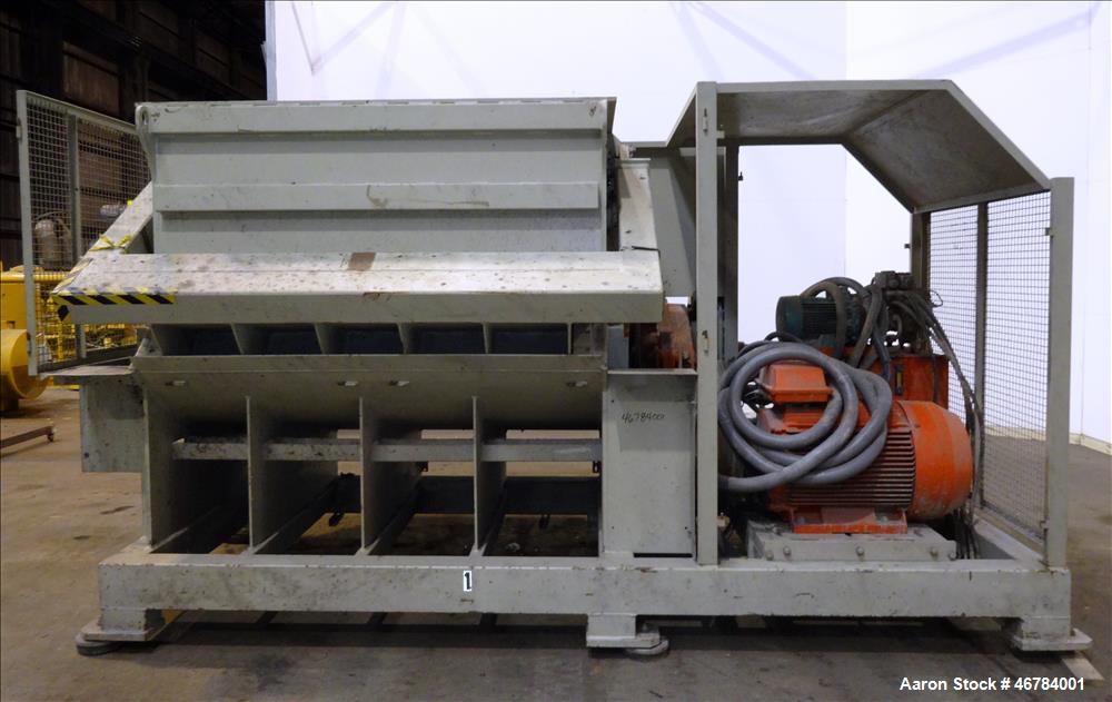 Used Lindner Micromat Single Shaft Shredder, Model MS2000.