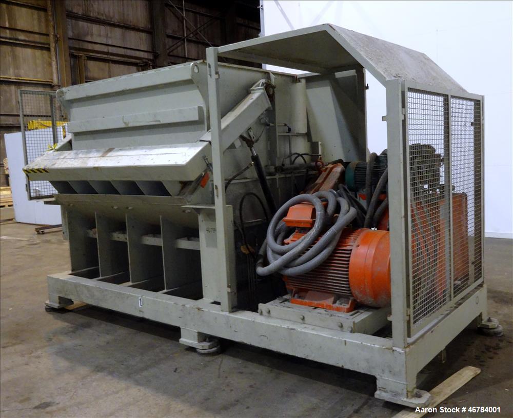 Used Lindner Micromat Single Shaft Shredder, Model MS2000.