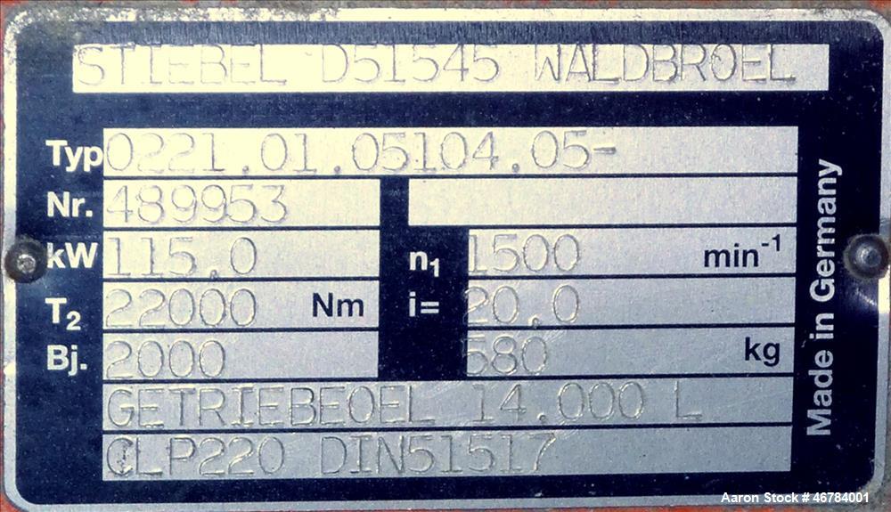 Used Lindner Micromat Single Shaft Shredder, Model MS2000.