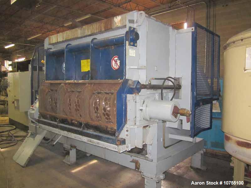 Used-Lindner Model MS2000-S Super Micromat Single Shaft Variable Speed Shredder.  65" x 80" Feed opening, 22" diameter 80" w...