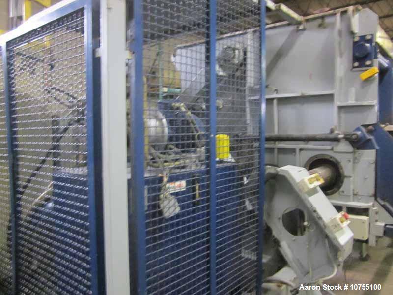 Used-Lindner Model MS2000-S Super Micromat Single Shaft Variable Speed Shredder.  65" x 80" Feed opening, 22" diameter 80" w...