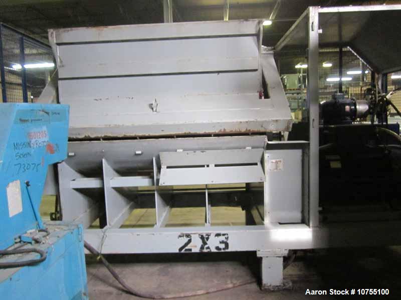 Used-Lindner Model MS2000-S Super Micromat Single Shaft Variable Speed Shredder.  65" x 80" Feed opening, 22" diameter 80" w...