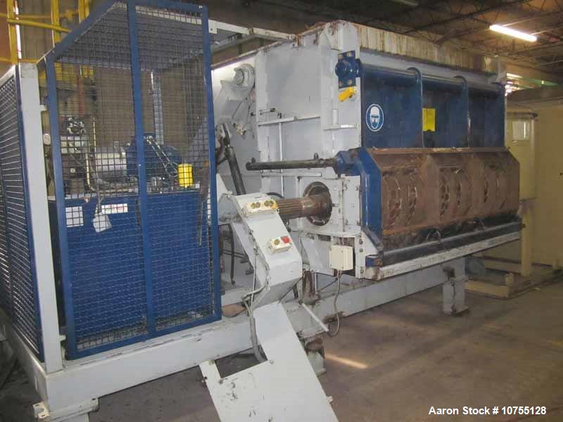 Used- Lindner Model MS2000-S, Super Micromat Single Shaft Vari-Speed Shredder.