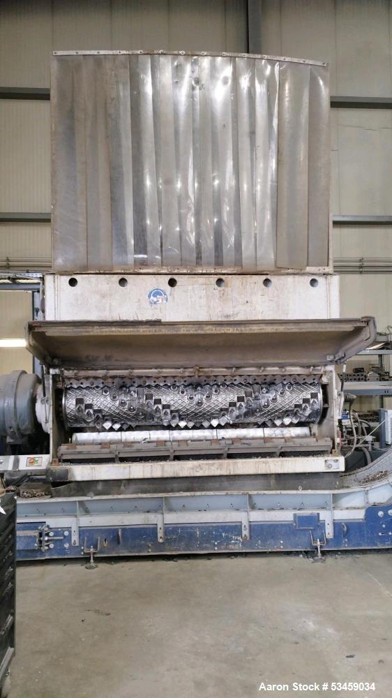 Used Lindner Micromat Plus 2500 Single Rotor Shredder System – Up to 8+ TPH Capacity with Granulator & Material Handling Equipment