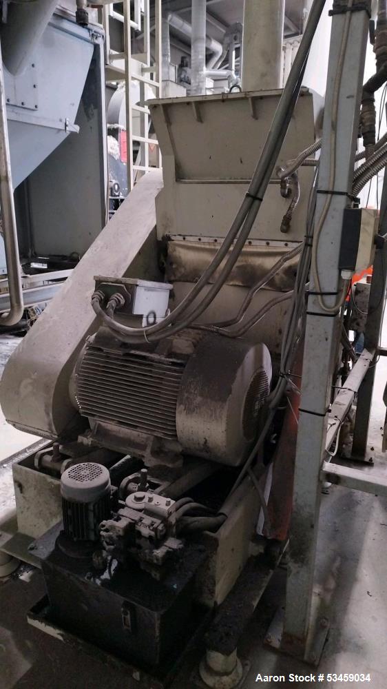 Used Lindner Micromat Plus 2500 Single Rotor Shredder System – Up to 8+ TPH Capacity with Granulator & Material Handling Equipment