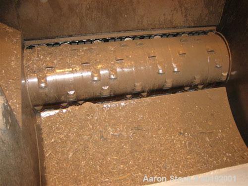 Used Used: Lindner Saturn 2500 Single Roll Shredder. Rotor diameter approximately 21.6" (550 mm), length 98" (2500 mm). Driven by 2 x 110 kw/150 hp. Used on plastics, films, wood and paper. Throughpu...