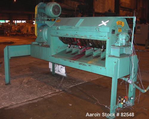 Used: Carbon Steel Maren pinch conveyor shredder, model 60-PC/SHR
