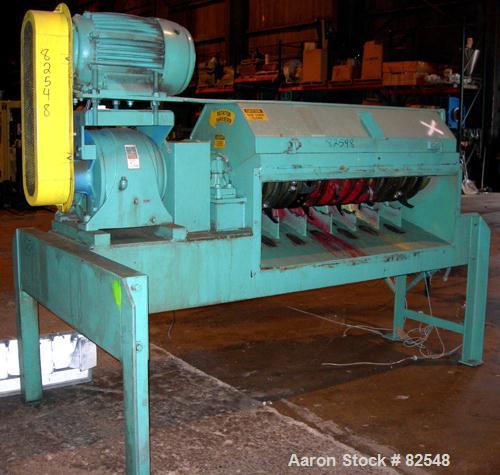 Used: Carbon Steel Maren pinch conveyor shredder, model 60-PC/SHR