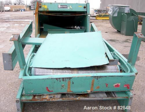 Used: Carbon Steel Maren pinch conveyor shredder, model 60-PC/SHR