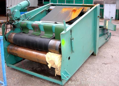 Used: Carbon Steel Maren pinch conveyor shredder, model 60-PC/SHR