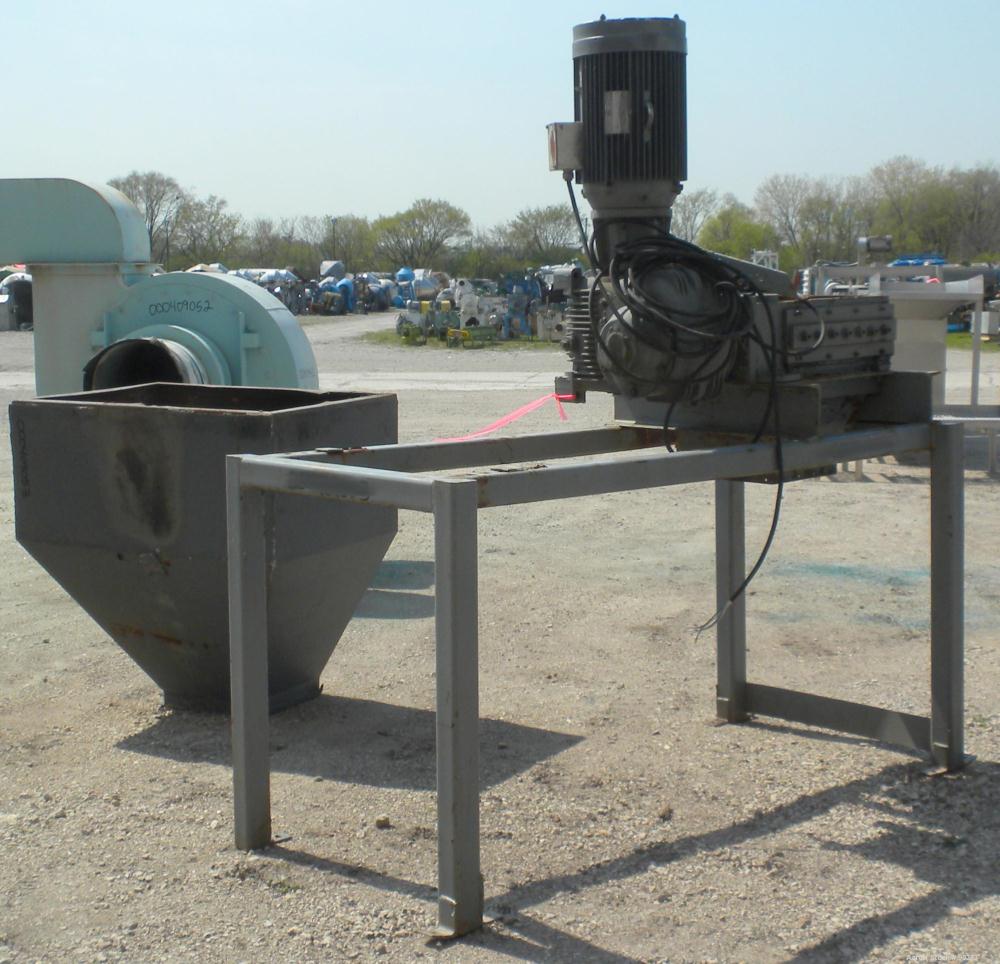 Used Carbon Steel Mitts & Merrill Twin Shaft Shredder, Model 1417