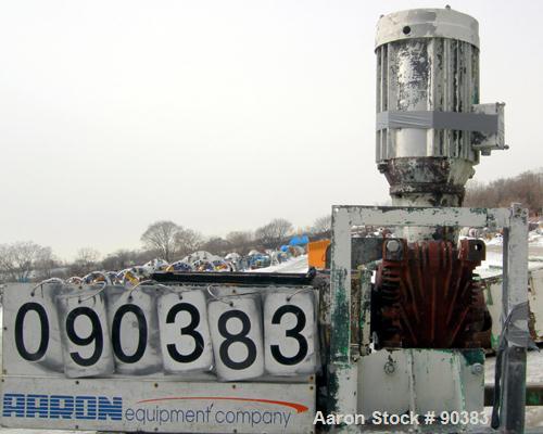 Used Carbon Steel Mitts & Merrill Twin Shaft Shredder, Model 1417