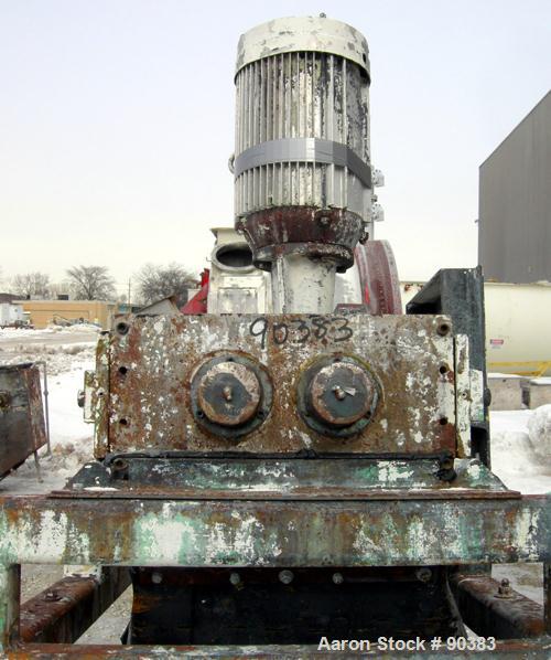 Used Carbon Steel Mitts & Merrill Twin Shaft Shredder, Model 1417