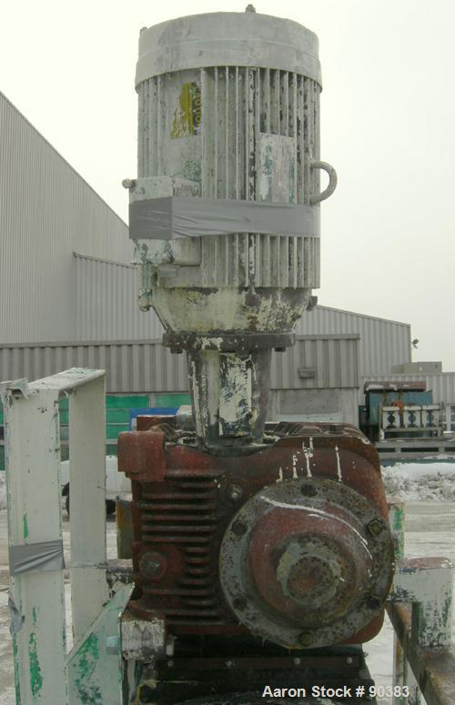 Used Carbon Steel Mitts & Merrill Twin Shaft Shredder, Model 1417