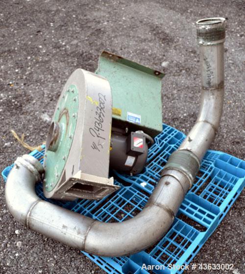 Used Uni-Shred Single Shaft Shredder, Carbon Steel. Approximately 14” diameter x 44” wide rotor with bolt-on cutters. Approximately 40-1/2” x 44-1/2” feed opening with hopper. Single ram horizontal h...