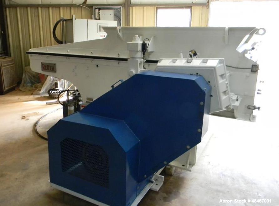 Used Retech Shredder/Grinder, Model 52/100. 40 mm rotating cutters with 4 points. Changeable counter knife. 100 hp motor with new fluid drive coupling and a rebuilt link belt gear box. Control panel....