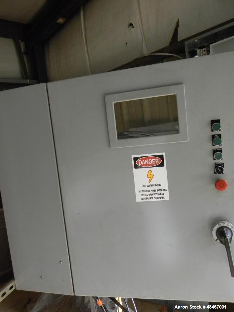 Used Retech Shredder/Grinder, Model 52/100. 40 mm rotating cutters with 4 points. Changeable counter knife. 100 hp motor with new fluid drive coupling and a rebuilt link belt gear box. Control panel....