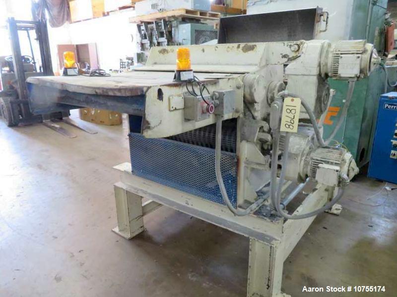 Used Retech VH34/75 Horizontal Shredder – 75 HP, 34” Feed, Vibratory Conveyor, 2” Screen, Built 2006
