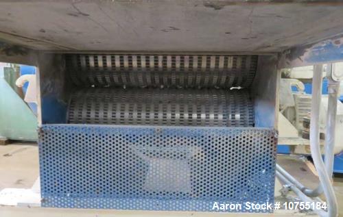 Used Retech / Vecoplan VH34/75 Horizontal Shredder – 75 HP with 30' Vibratory Infeed Conveyor