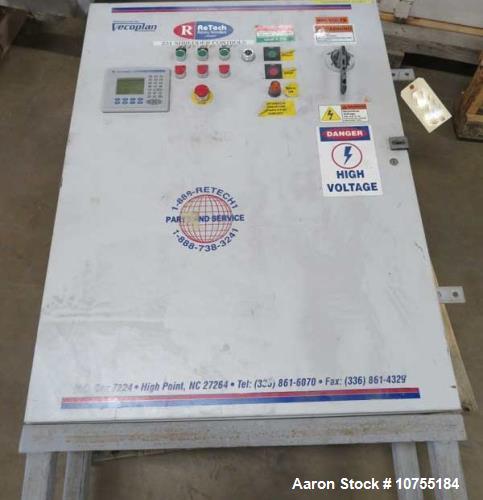 Used Retech / Vecoplan VH34/75 Horizontal Shredder – 75 HP with 30' Vibratory Infeed Conveyor
