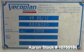 Used Retech / Vecoplan VH34/75 Horizontal Shredder – 75 HP with 30' Vibratory Infeed Conveyor