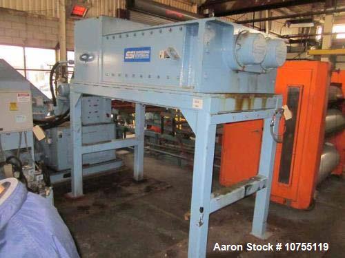 Used- SSI Series 40 Model 2000h Dual Shaft Shredder.