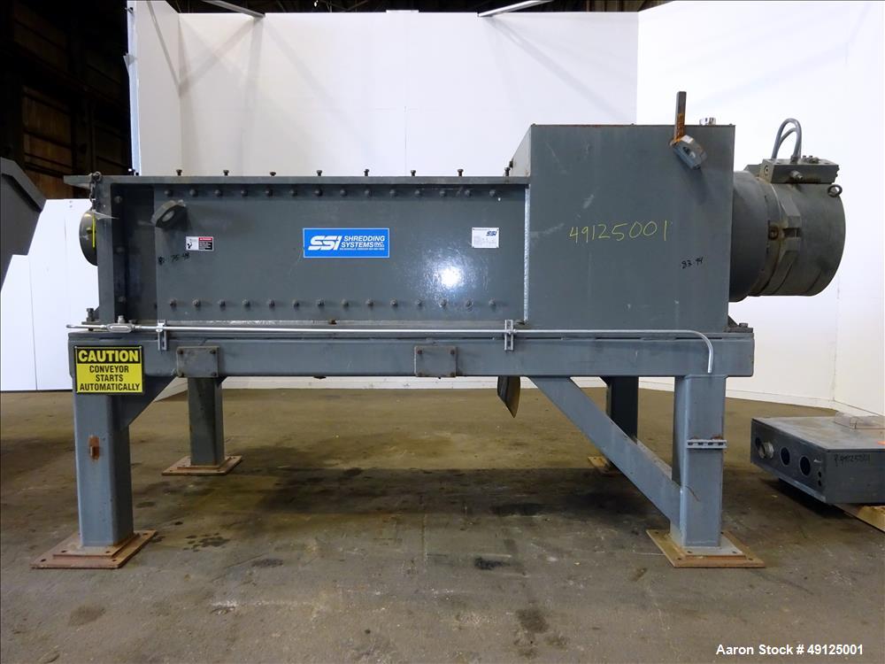 Used SSI Shredding Systems Inc. Dual-Shear Shredder, Series 50, Model 3800-H