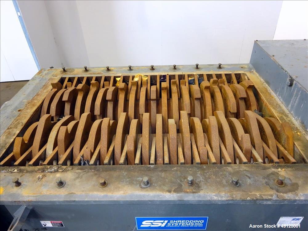 Used SSI Shredding Systems Inc. Dual-Shear Shredder, Series 50, Model 3800-H