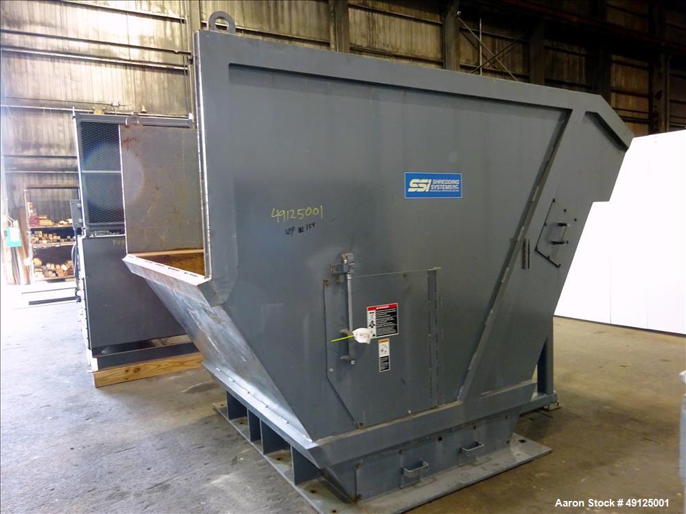 Used- SSI Shredding Systems Inc. Dual-Shear Shredder, Series 50, Model 3800-H