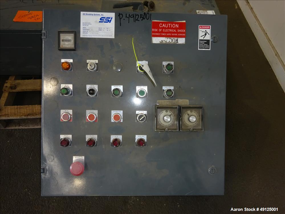 Used SSI Shredding Systems Inc. Dual-Shear Shredder, Series 50, Model 3800-H