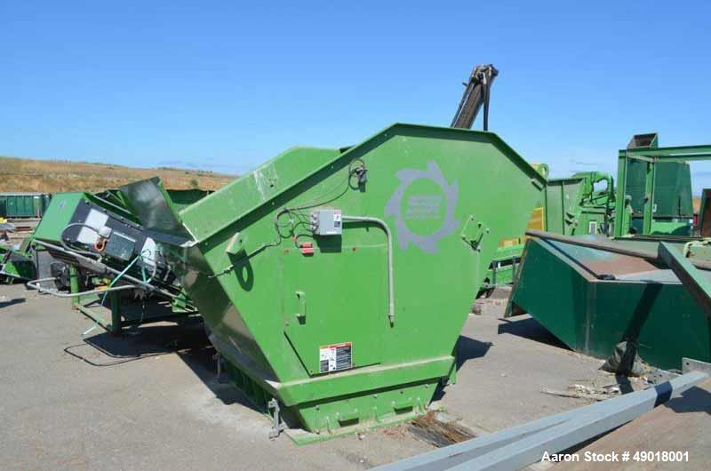 Used SSI MODEL M100E(63)  DUAL SHAFT SHREDDER, S/N S2296-M100E, JOB 11.0002045, POWERED BY A 200 HP 460 VOLT MOTOR THRU BREVINI MODEL SL8503 83.1:1 GEARBOX FOR MAXIMUM SPEED OF 27 RPM RIGHT HAND SHAF...