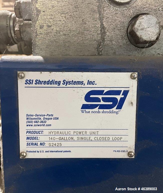 Used-SSI Dual-Shear Shredder