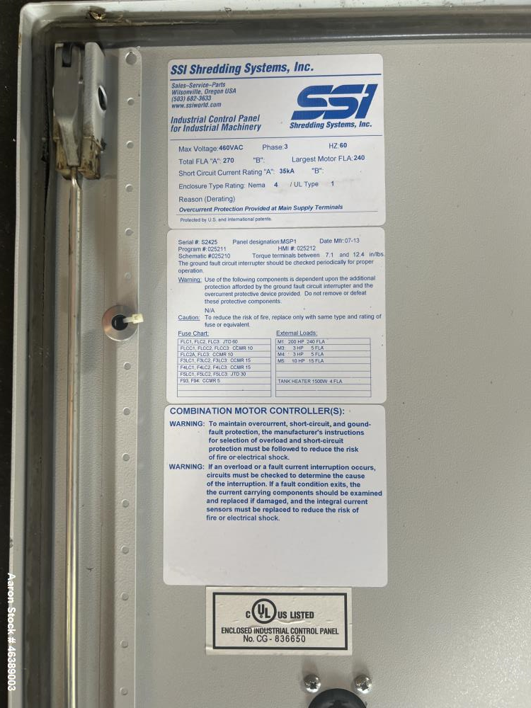 Heavy-Duty SSI Two-Shaft Shredder – Model M100H(75) for Bulky Material