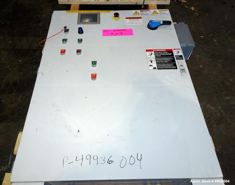 Used SSI Dual-Shear Shredder, Model M55E.