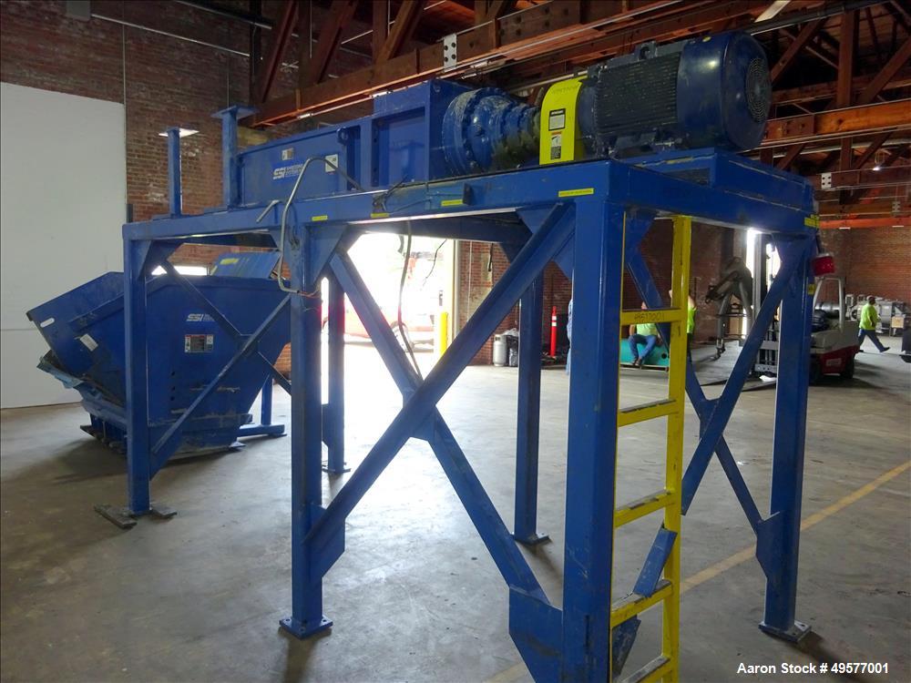 Used SSI Shredding Systems Dual-Shear Shredder, Model M85E