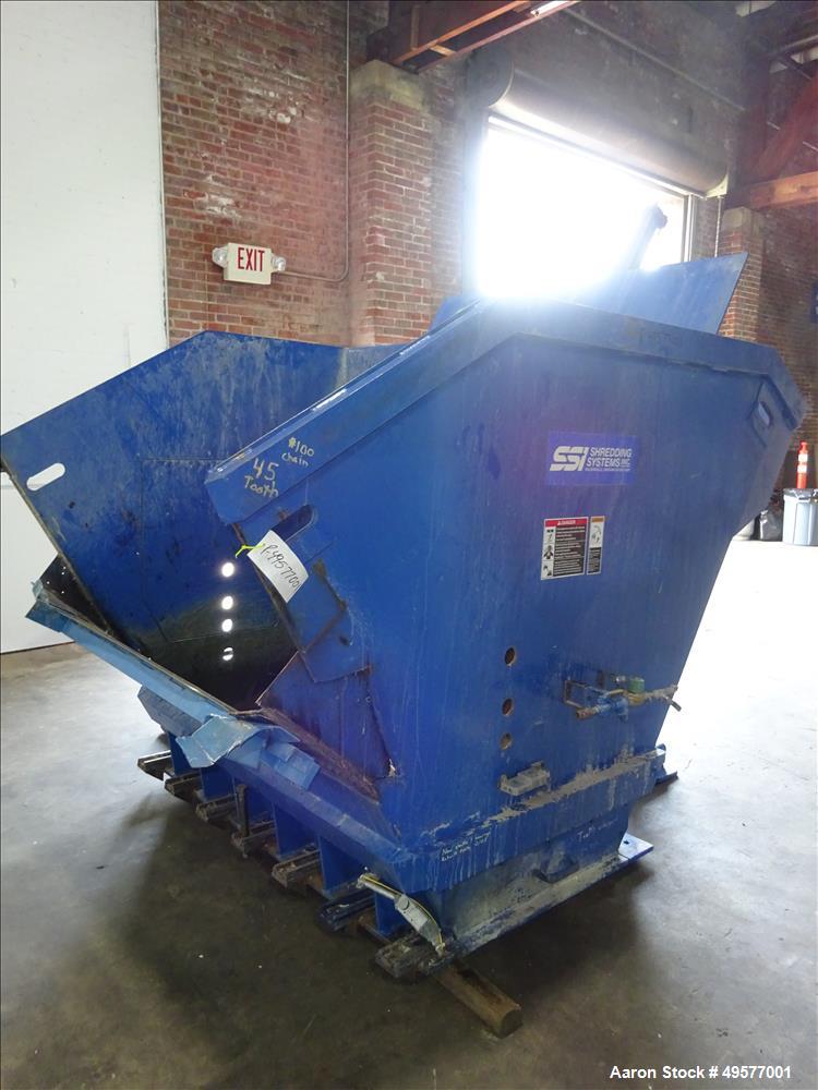 Used- SSI Shredding Systems Dual-Shear Shredder, Model M85E