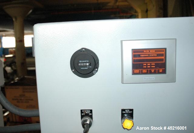 Used SSI Shredder, Model Quad Q55ED